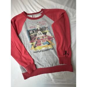 Junk Food x Atari Missile Command Raglan Sweatshirt Retro 80s Video Game- Medium